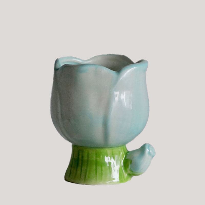 Tulip Flower Ceramic Candle