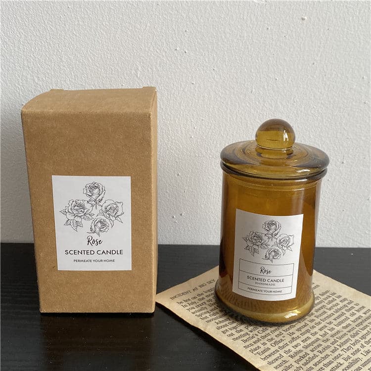 Ins style vintage handmade soy wax scented candle