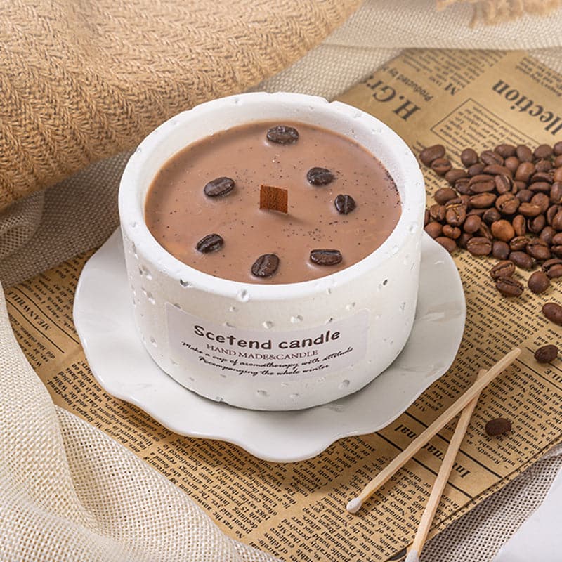 Toffee Latte Coffee Scented Candle