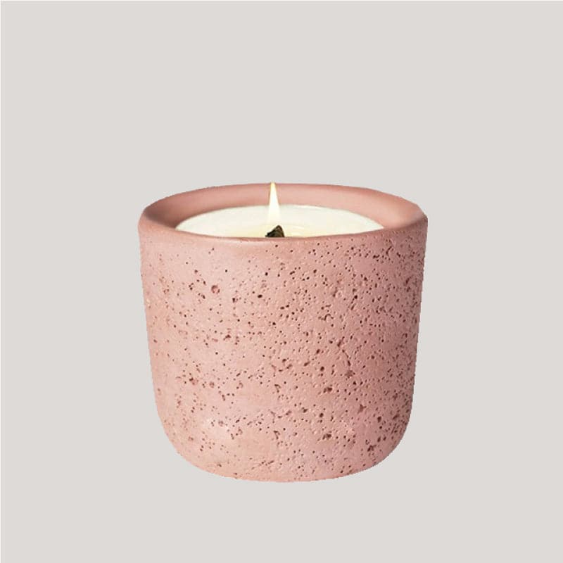 Volcanic Rock Candle