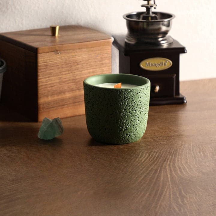 Volcanic Rock Candle