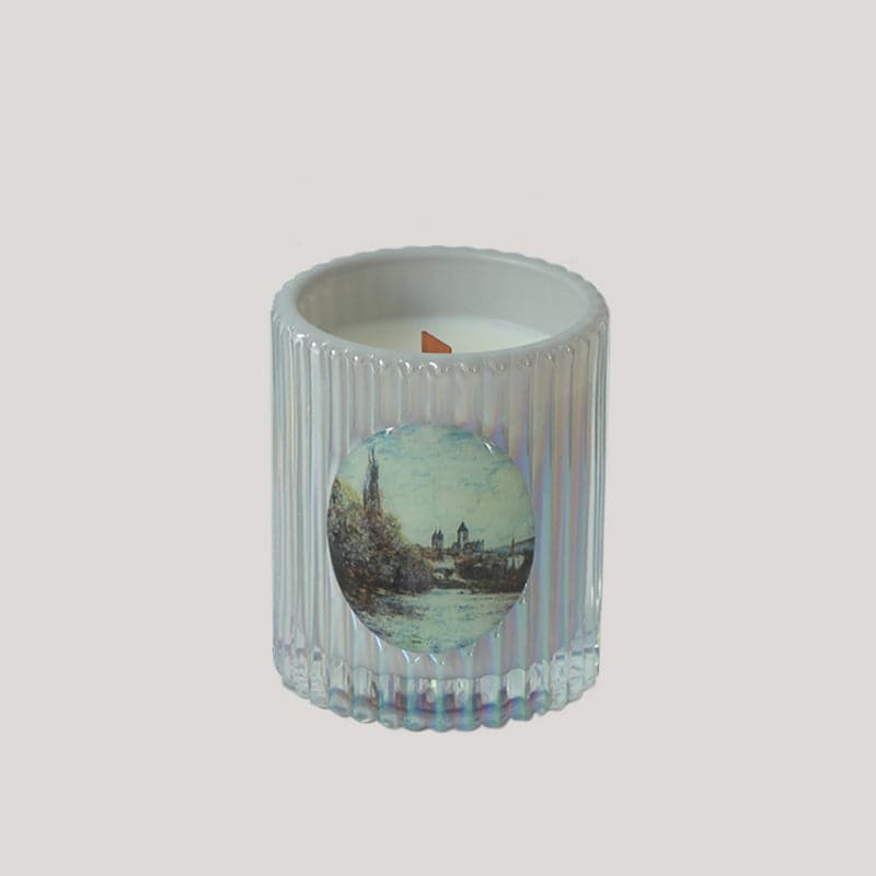 Vintage Roman Pillar Cup Candle