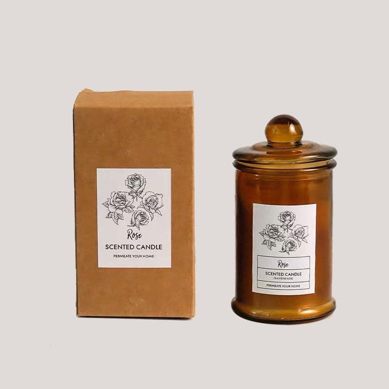 Ins style vintage handmade soy wax scented candle