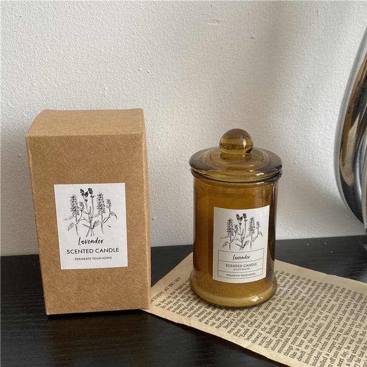 Ins style vintage handmade soy wax scented candle