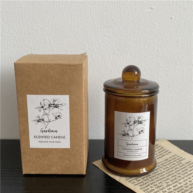 Ins style vintage handmade soy wax scented candle