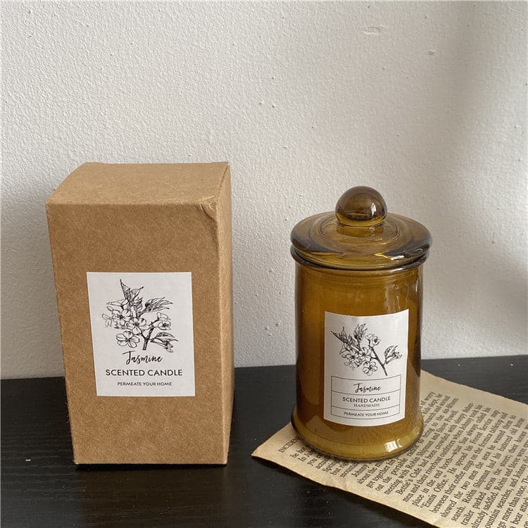 Ins style vintage handmade soy wax scented candle